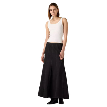 Seamed Flare Skirt