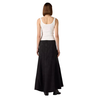 Seamed Flare Skirt