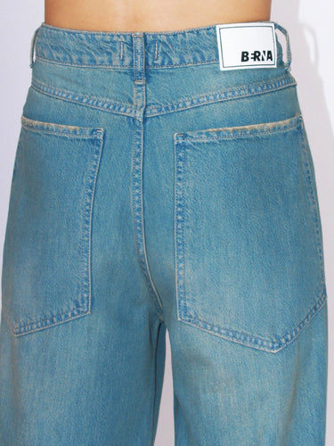 Jeans palazzo fit superpocket chiaro