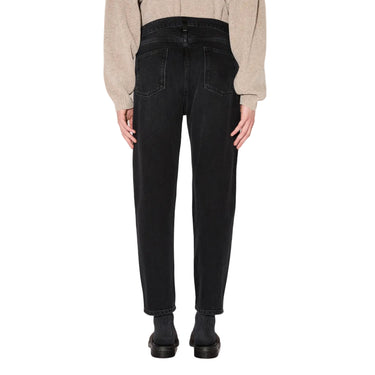 BLACK USED-EFFECT JEREMIAH JEANS