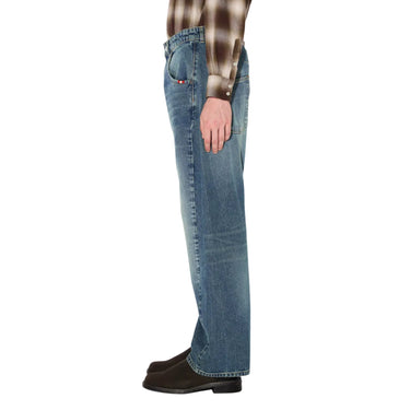TWIST OVER FLOOR GREEN JEANS