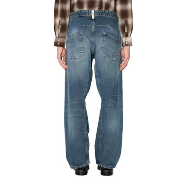TWIST OVER FLOOR GREEN JEANS