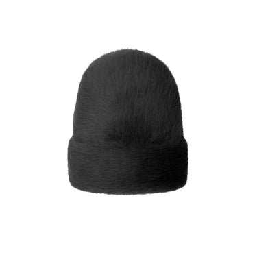 KANGOL CAPPELLI furg cuff beanie Black