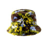 KANGOL hat faux fur bucket Camo flower | Blue Express
