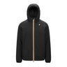 K-Way JACK ST WARM REVERSIBLE BLACK PURE-GREEN BLACKISH | Blue Express