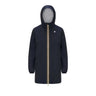 K WAY sophie stretch poly jersey blue depht | Blue Express