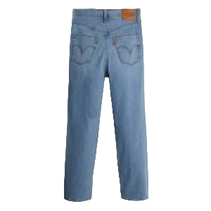 LEVI'S Ribcage Straight Ankle Cotton Linen Jeans | Blue Express