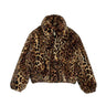 Levi's OUTERWEAR elle sherpa leopard jacket
