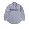 NO PROBLEMO CAMICIE LS OXFORD SHIRT CHARCOAL