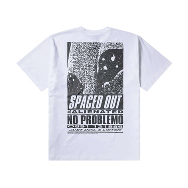 NO PROBLEMO T-SHIRT SPACED OUT SS TEE WHITE