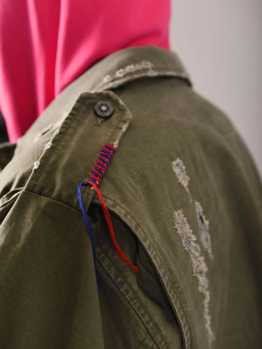 Overshirt sahariana destroy