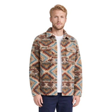 Overshirt teddy regular fit fantasia indios