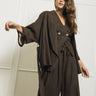 BERNA Pantalone palazzo fit con tripla pinces | Blue Express