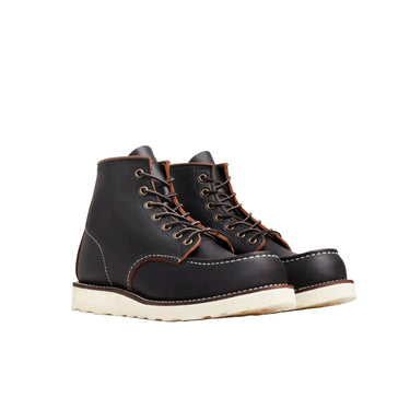 RED WING SHOE SCARPE 8849 6" CLASSIC MOC TOE BLACK PRAIRIE