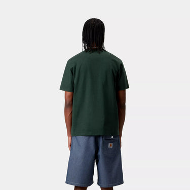 Carhartt WIP S/S University Script T-Shirt | Blue Express