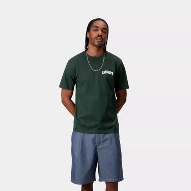 Carhartt WIP S/S University Script T-Shirt | Blue Express