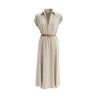 BERNA Vestito lungo con cintura | Blue Express